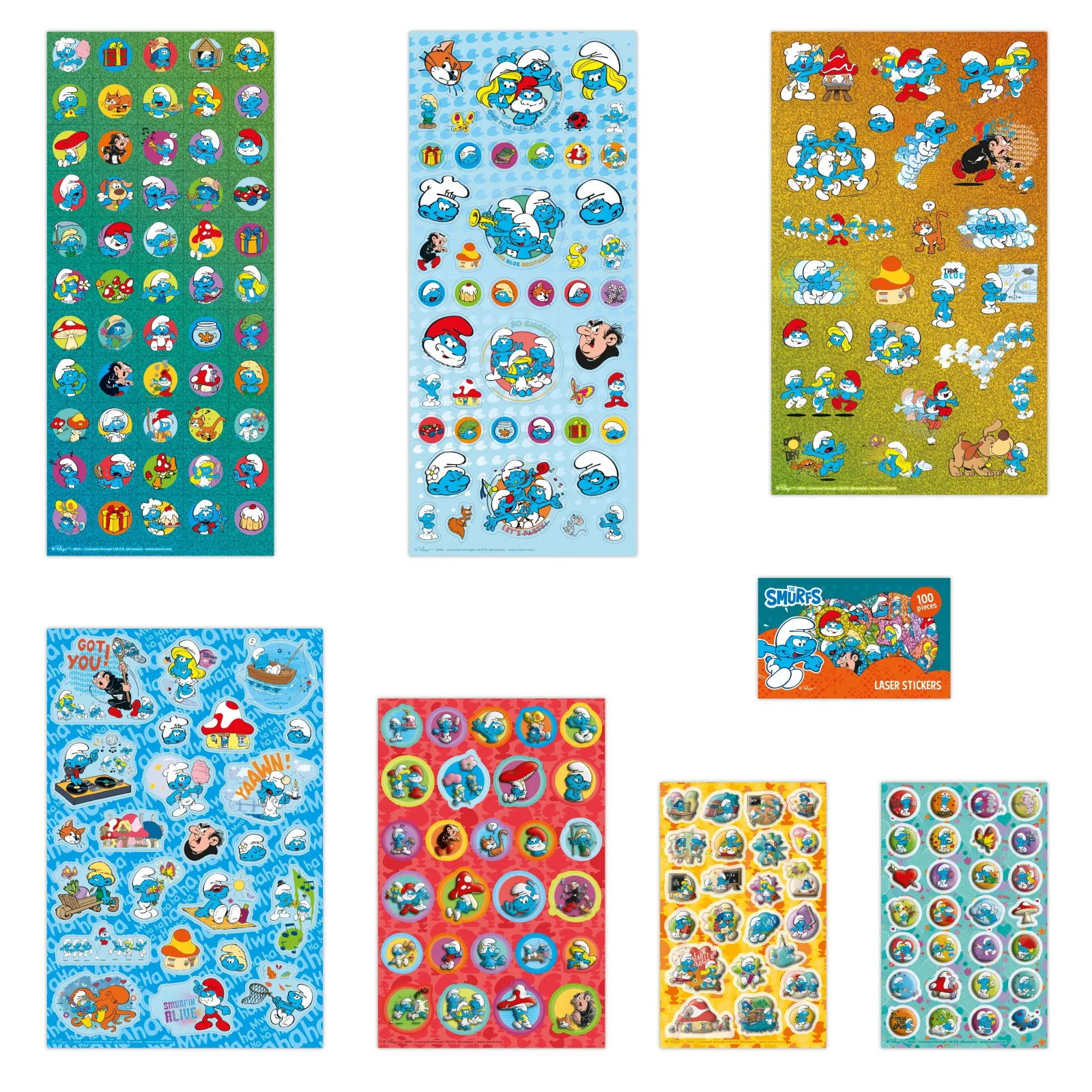 Комплект стикери, Totum, Smurfs - Image 3