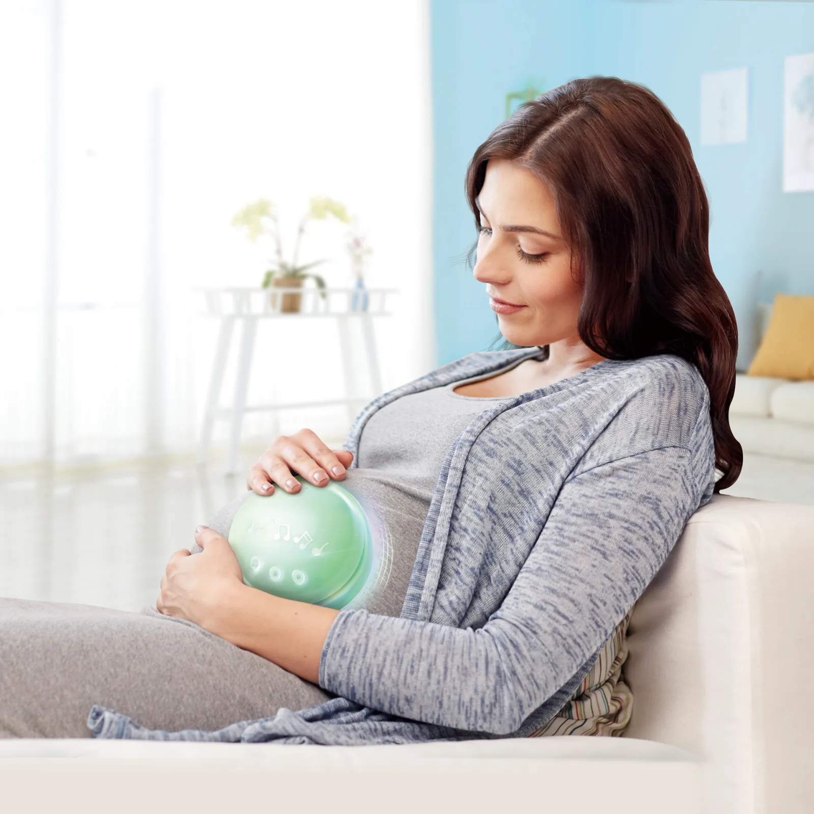 Интерактивна играчка, Hape, Музикална плюшена лампа за сън, Мече, 23 x 15.5 x 9 см - Image 4