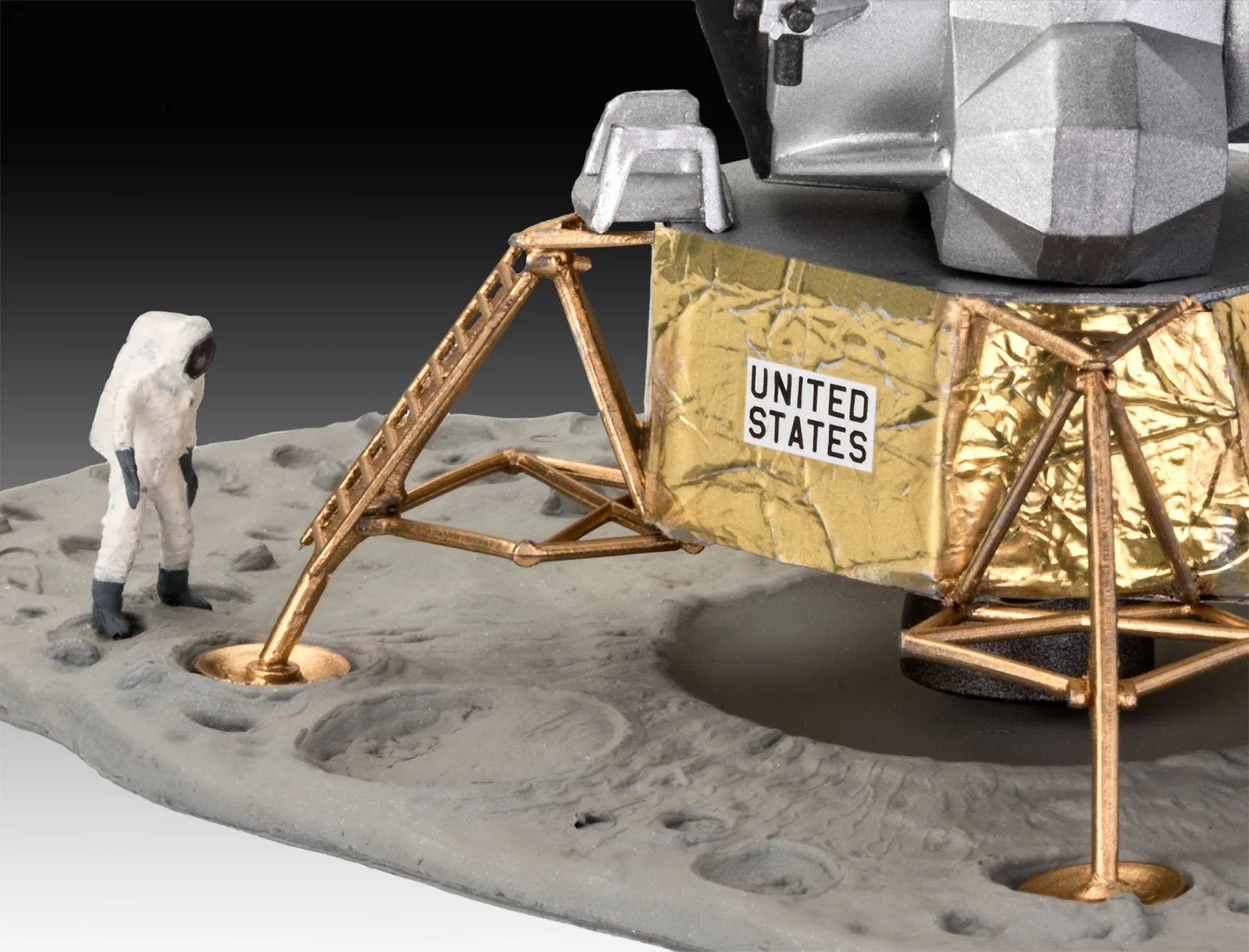 Комплект сглобяем модел, Revell, Apollo 11 Columbia и Eagle, 60 части - Image 4