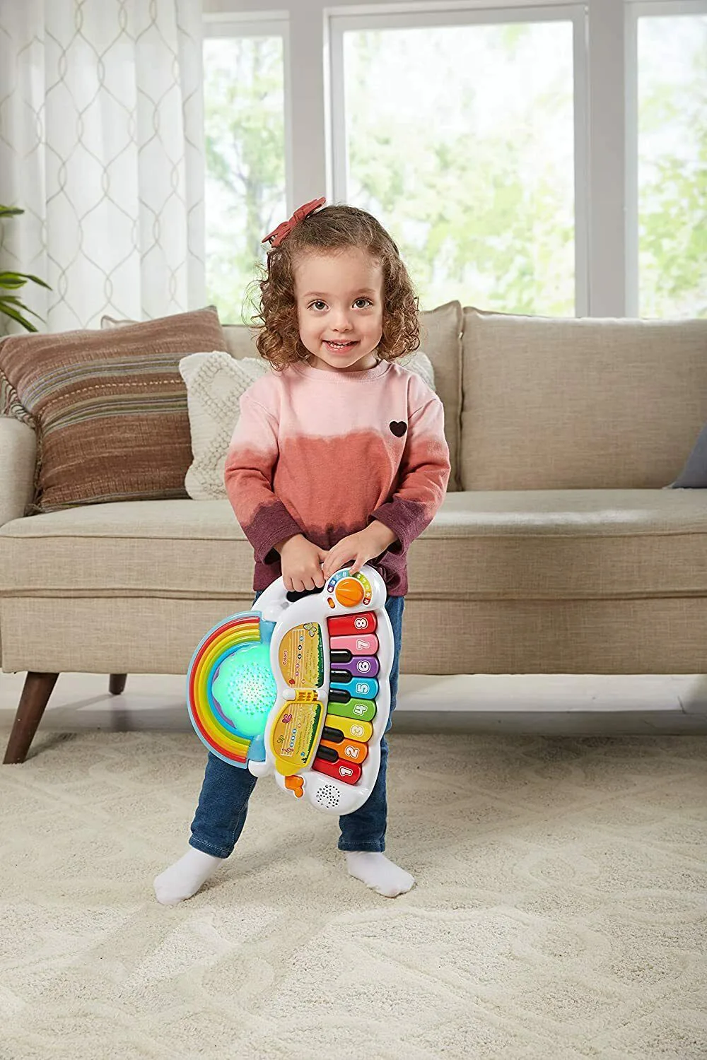 Интерактивна играчка, Vtech, Leap Frog, Бебешко пиано, Дъга, 33 x 11 x 26 см - Image 4