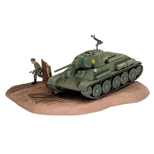 Сглобяем модел, Revell, Съветски танк T-34/76 Модел 1940, 76 части - Image 3