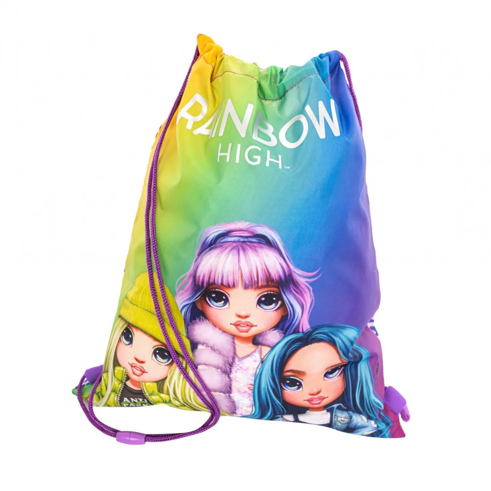 Спортна чанта, Astra, AD1, Rainbow High, Сребърен стил, 44 × 33 см - Image 2