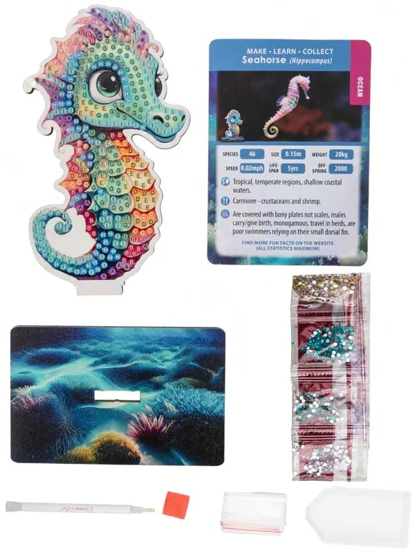 Комплект за диамантена бродерия, Craft Buddy, Crystal Art Buddies, Водно конче, 7 части - Image 2