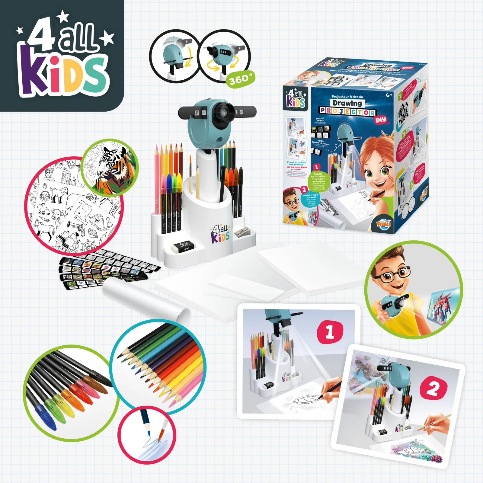 Творчески комплект, Buki, Проектор за рисуване - Image 17