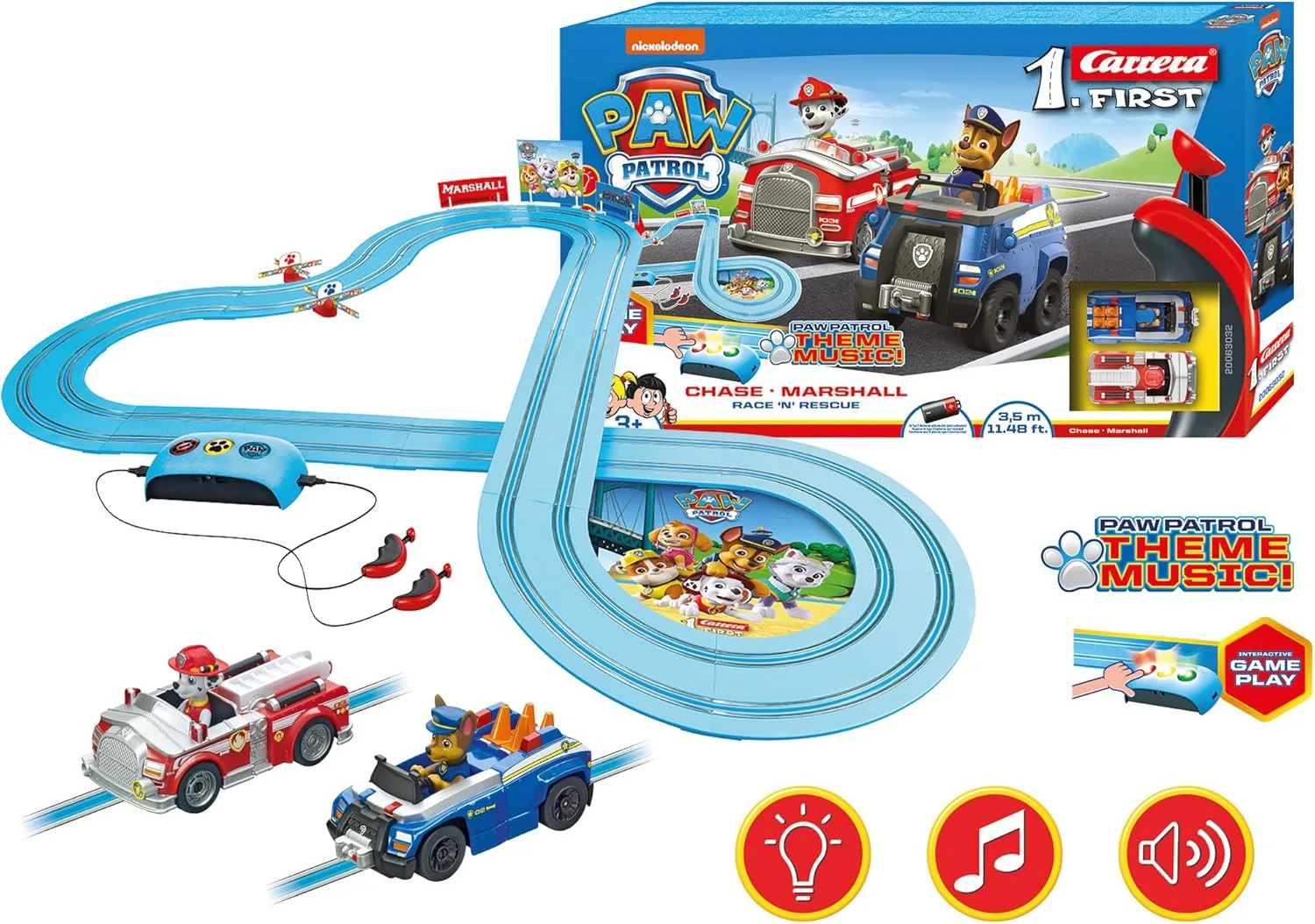 Състезателна писта, Carrera, Paw Patrol, Спасително състезание, 3.5м - Image 5