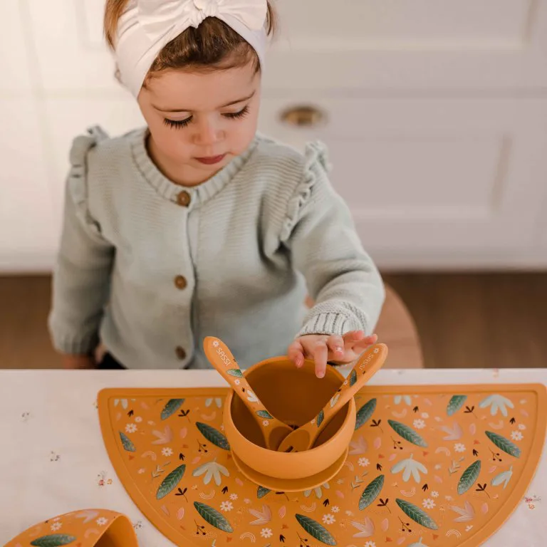 Силиконова купичка за хранене с вакуум, Sassi, Лъвче - Image 7