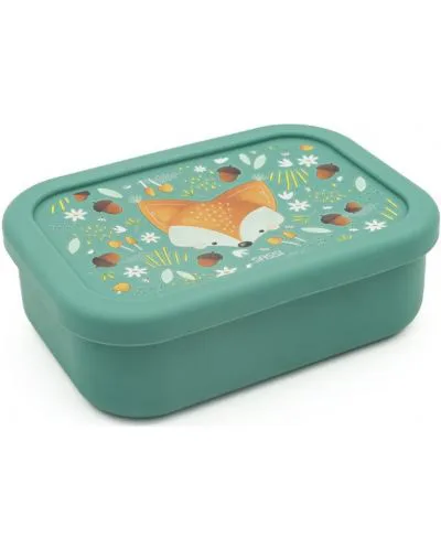 Силиконова разделителна кутия за обяд, Sassi, Лисица - Image 2