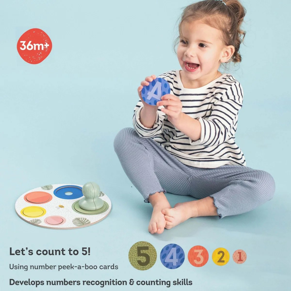 Образователна игра, Taf Toys, Магнитен пъзел Peek-A-Boo 4 в 1 - Image 9