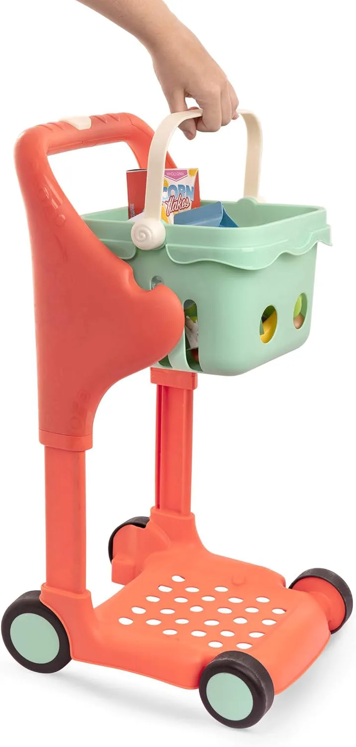 Детска музикална пазарска количка с продуки, Battat - Image 4