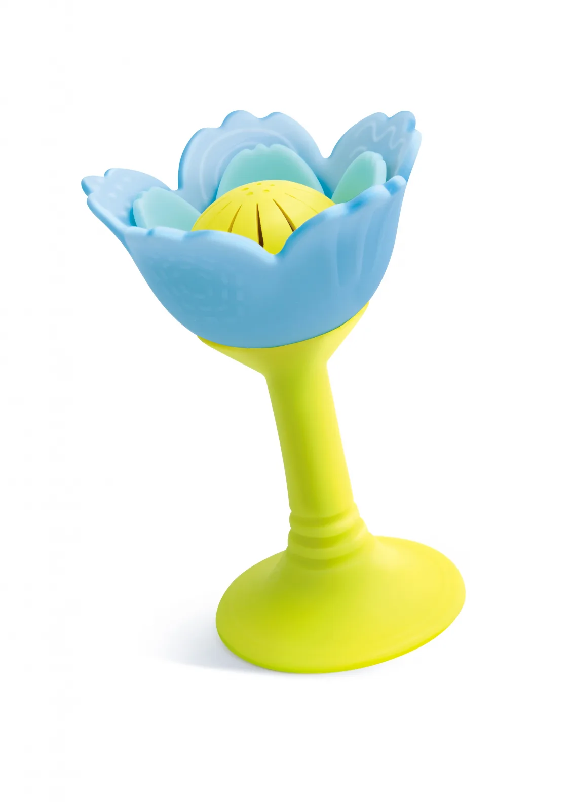 Дрънкалка и гризалка за зъби, Hape, Синьо цвете - Image 2
