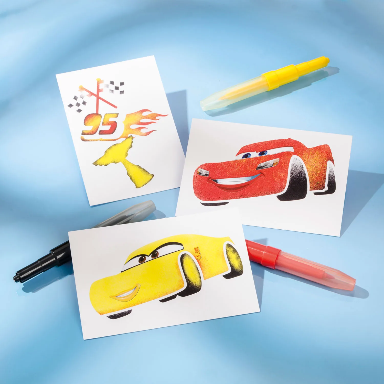 Творчески комплект, Totum, Cars 3, Декорирай сам със спрей писалка - Image 2