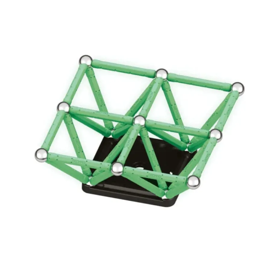 Магнитен конструктор, Geomag, Glow, 60 части - Image 5