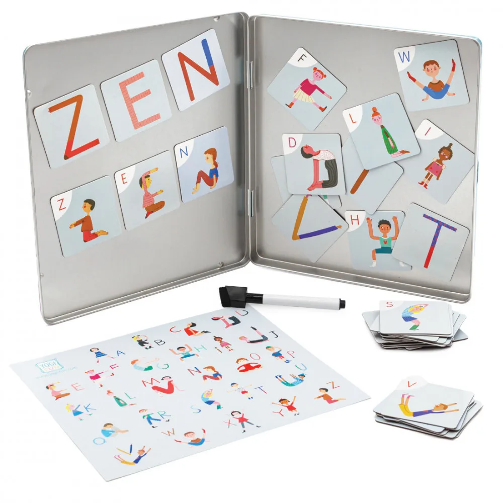 Образователен комплект, Buki France, Магнитни йога букви, 56 части - Image 2