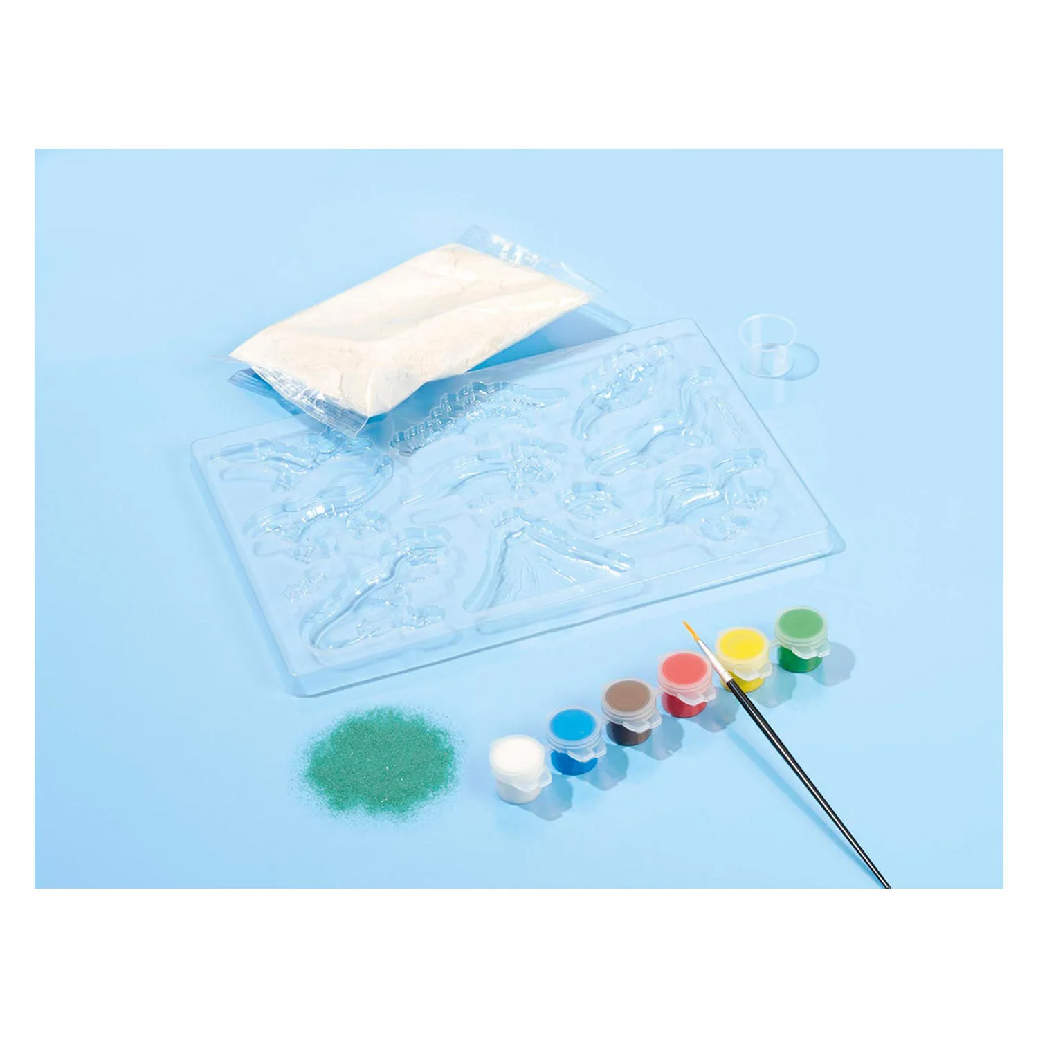 Творчески комплект, Totum, Направи сам и оцвети гипсови отливки, Динозаври - Image 3