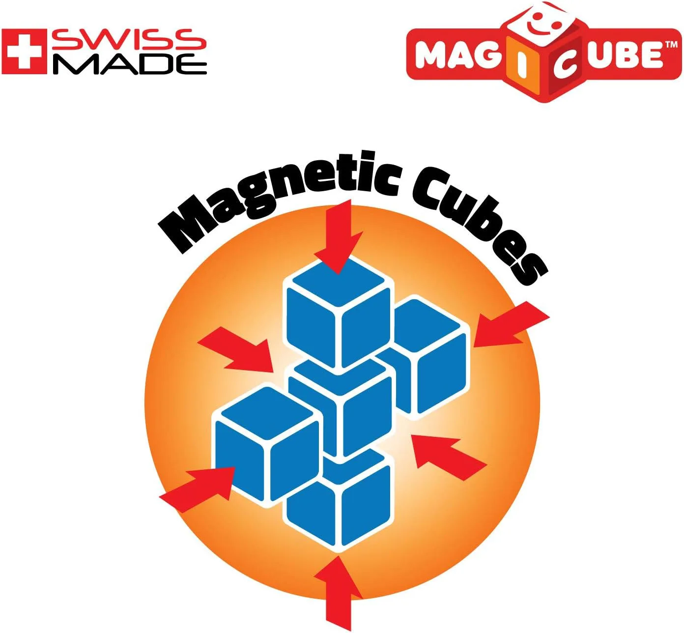 Магнитен конструктор, Geomag, Magicube, Животни в джунглата и карти 145, 9 части - Image 6