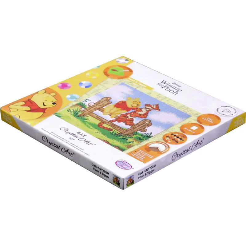 Арт комплект за диамантено изкуство, Craft Buddy, Пух и Тигър, 30 х 30 см, 6 части - Image 3