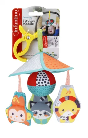 Бебешка играчка за количка, Infantino, Животинки