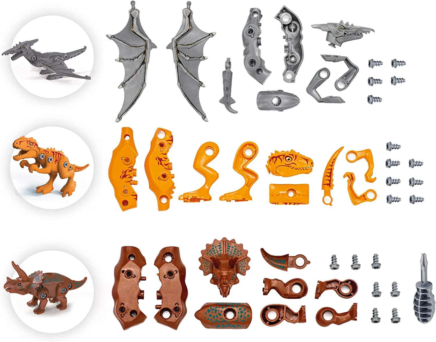 Образователен комплект, Buki France, Сглобяване на динозаври, 3 броя - Image 4