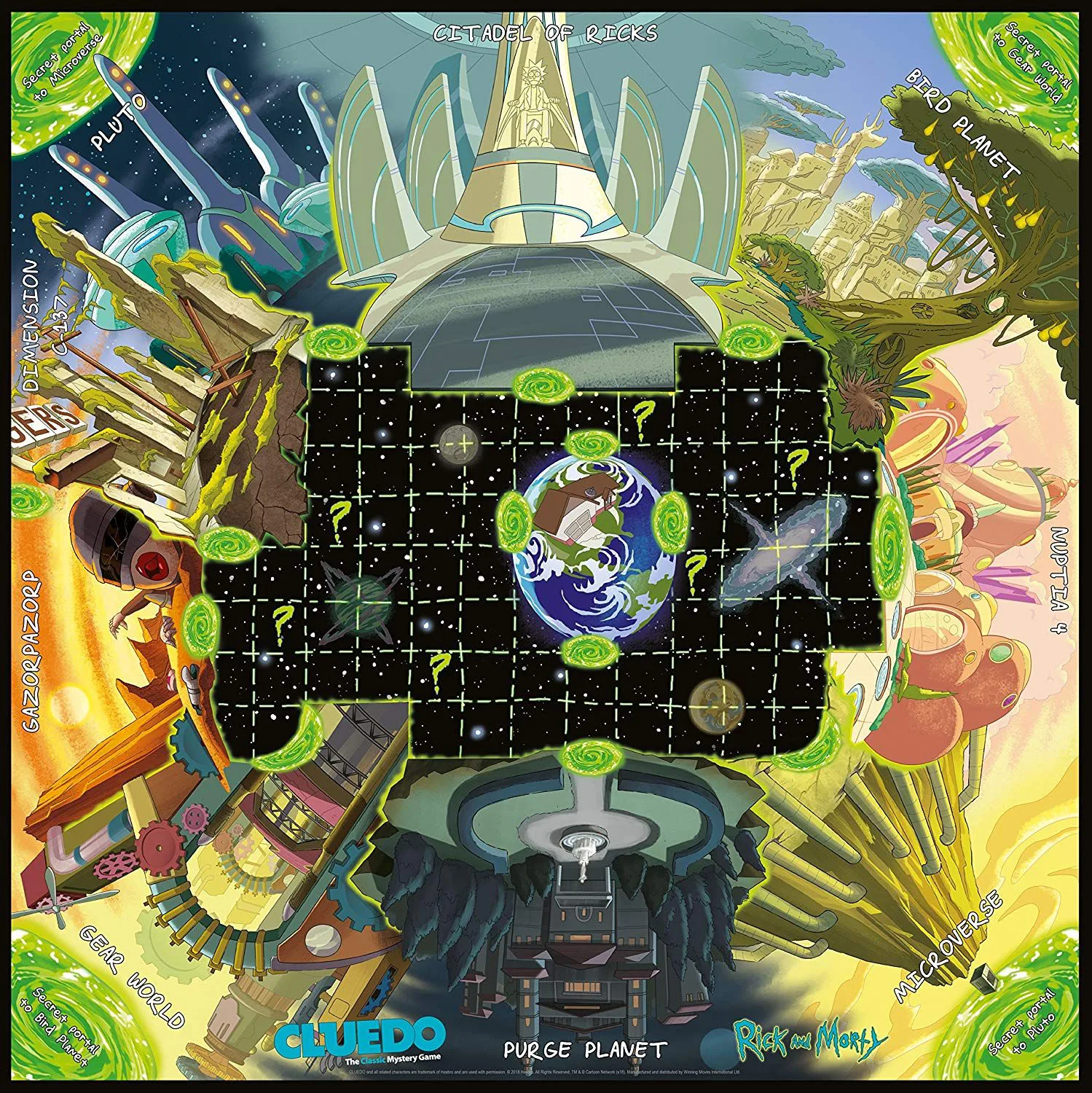 Настолна семейна игра, Winning Moves, Cluedo, Rick & Morty - Image 3