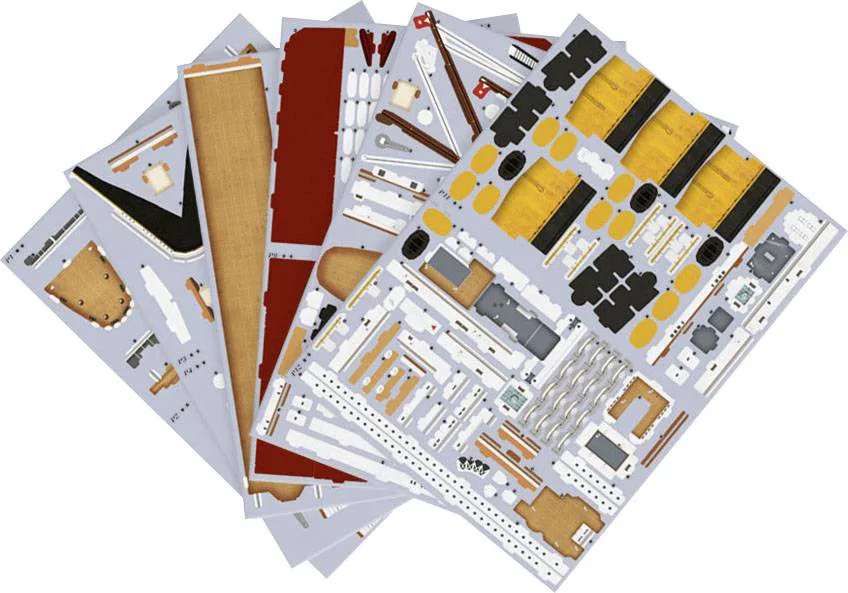 Пъзел 3D, Revell, RMS Титаник с лед светлини, 266 части - Image 5