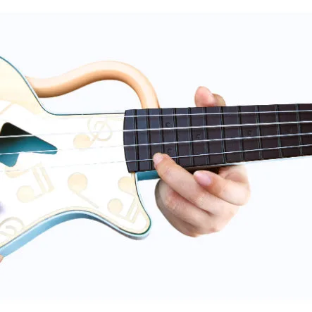 Дървена играчка, Hape, Укулеле Rock n Roll, Синьо - Image 4