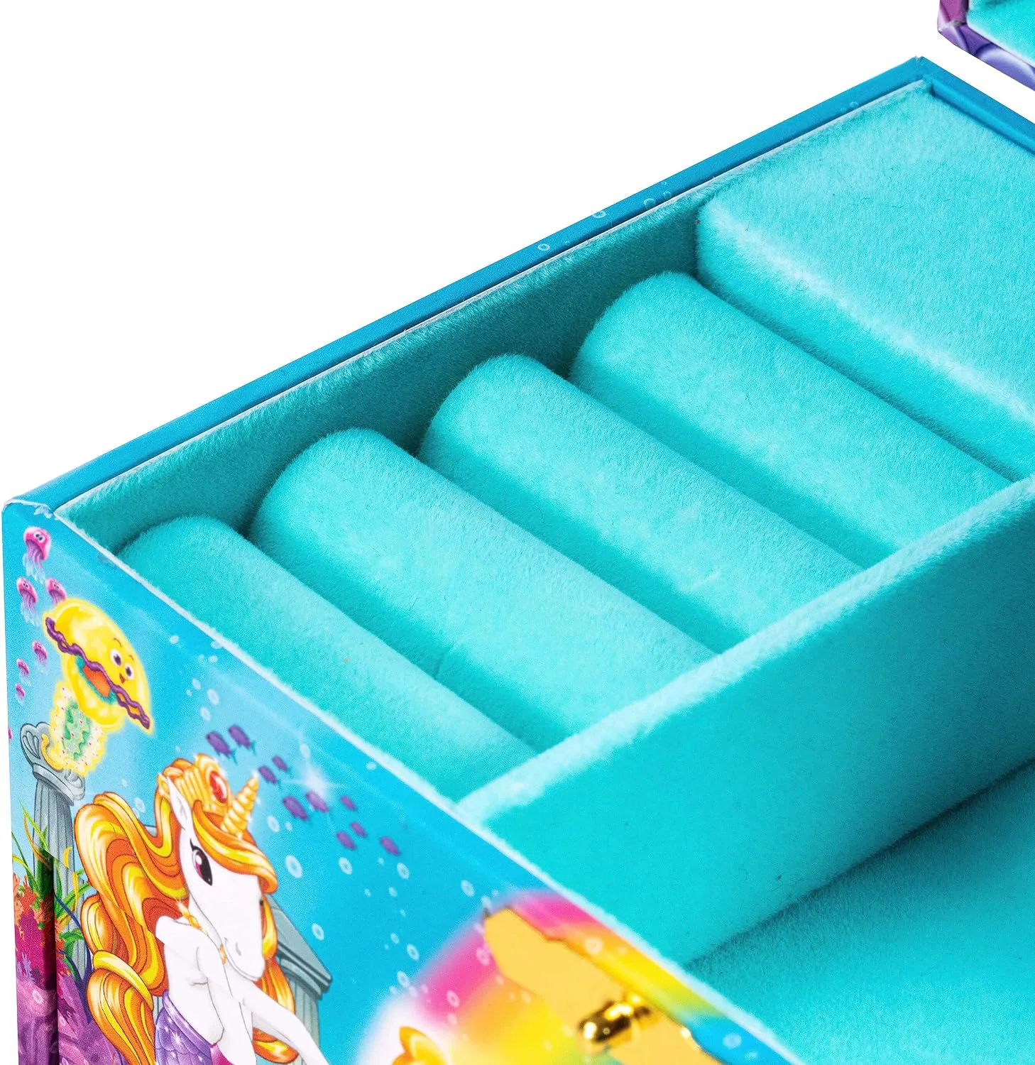 Музикална кутия за бижута, Craze, Galupy Русалка, 14.7 x 12.2 x 9.2 cm - Image 3