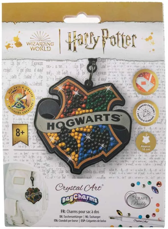 Комплект за диамантена бродерия, Craft Buddy, Crystal Art Bag Charms, Hogwarts - Image 2