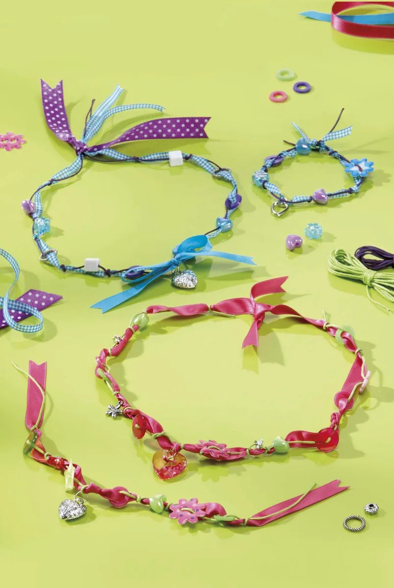 Творчески комплект, Totum, Направи си сам, Бижута с панделки - Image 2