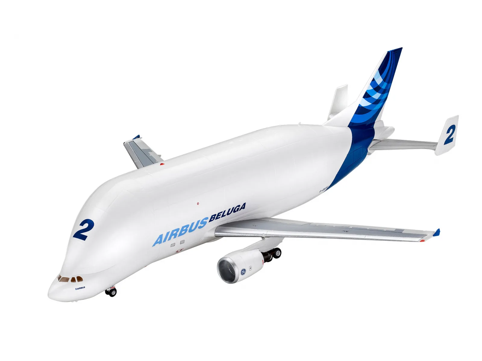 Сглобяем модел, Revell, Airbus A300-600ST Beluga, 78 части - Image 3