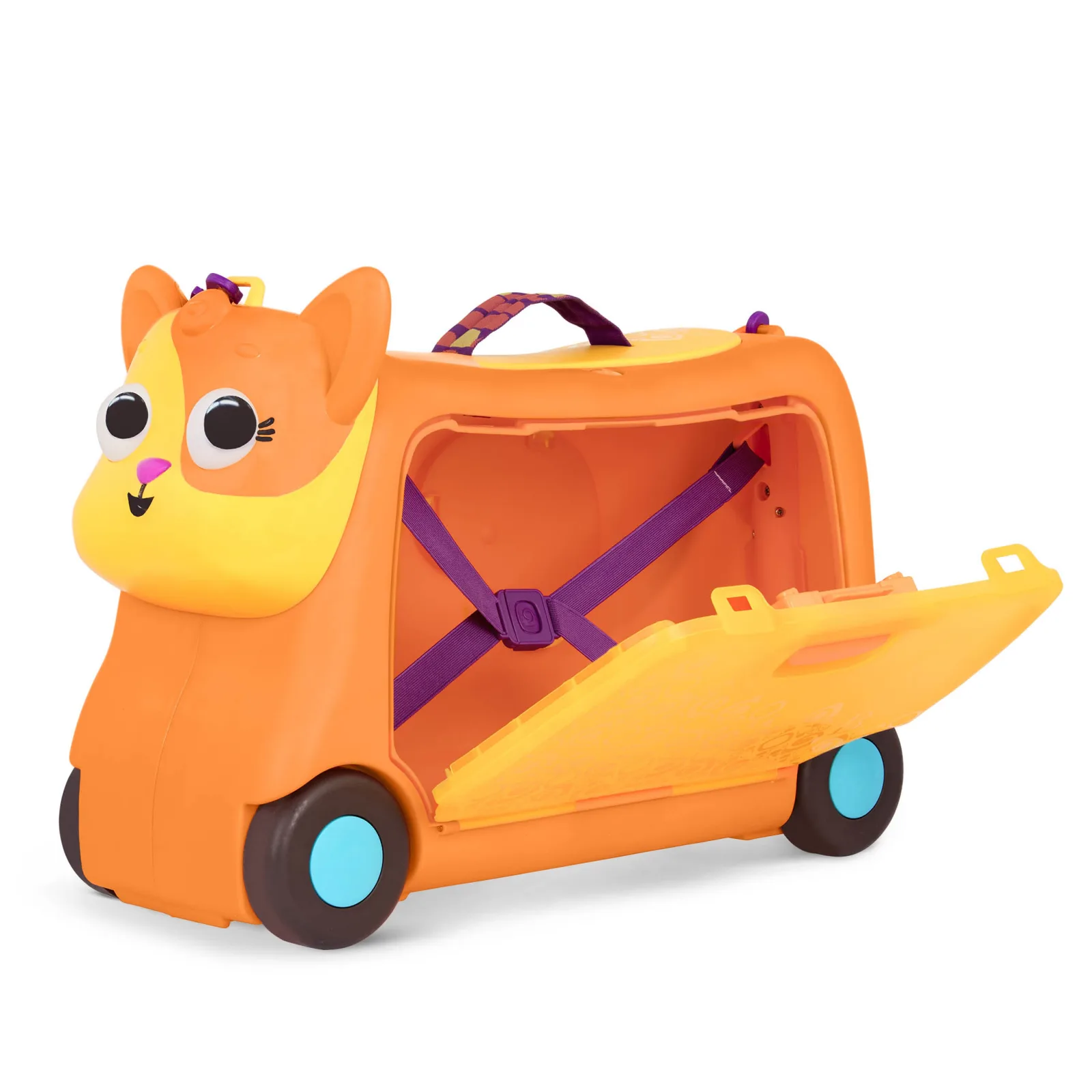 Детски куфар, Battat, Коте, Оранжев - Image 3