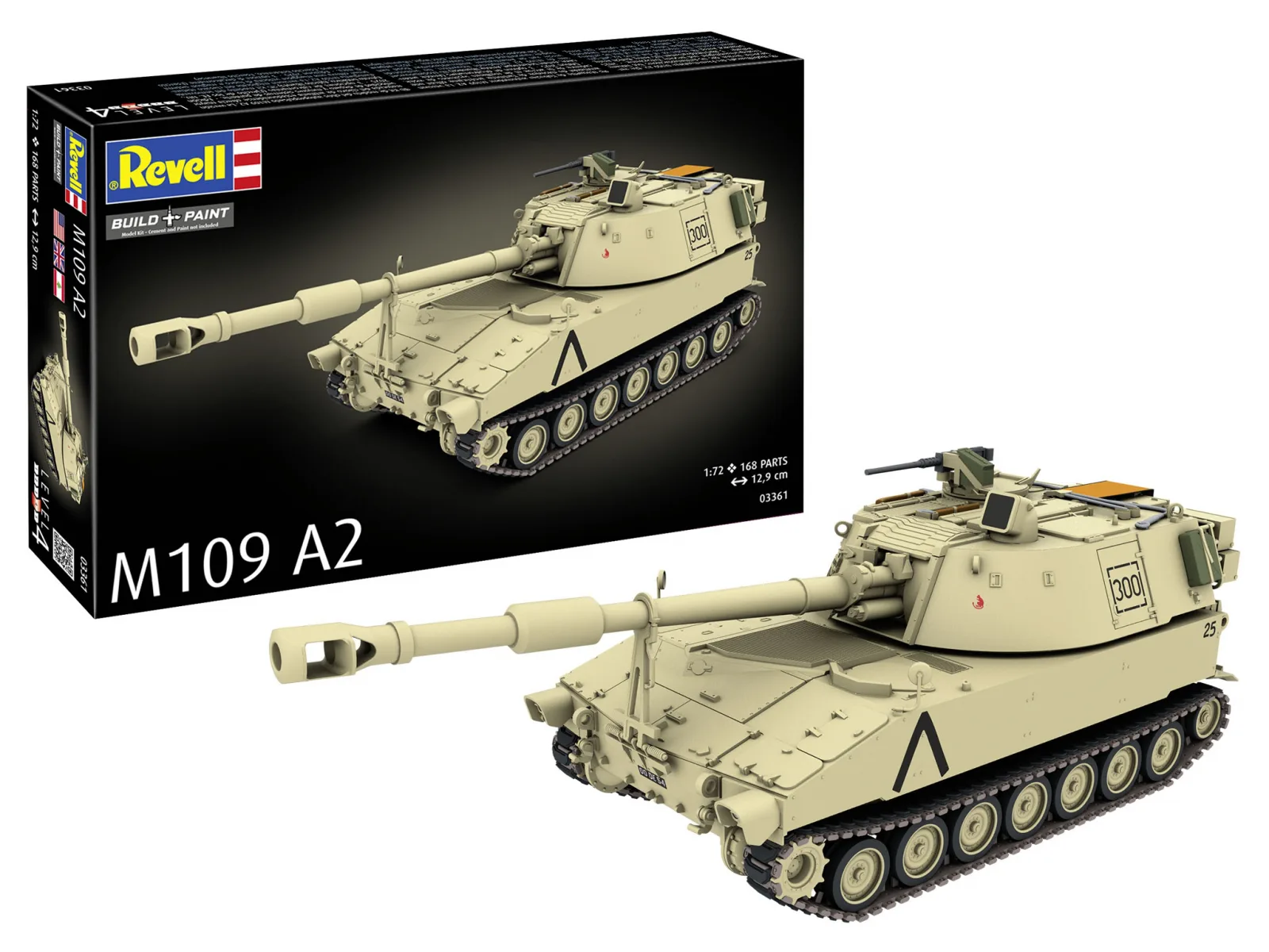 Сглобяем модел, Revell, Танк M109 A2, 168 части - Image 3