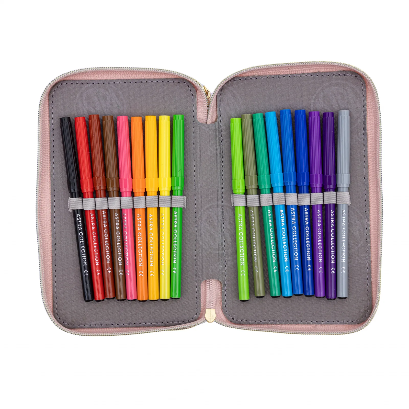 Троен несесер, Astra, с аксесоари ASTRABAG Пухкав еднорог, AC31, 20,5 х 13 х 6 см - Image 5