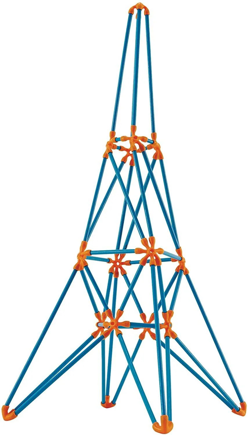 Бамбуков конструктор, Hape Flexistix, Комплект кули, 132 части - Image 3