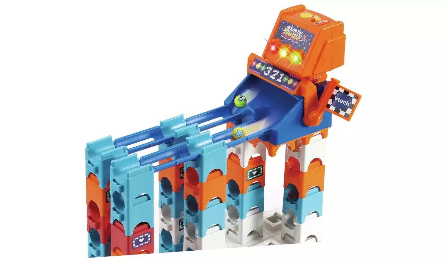 Комплект за игра, Vtech, Цветна писта с топчета, Бърза писта, 78 части - Image 2