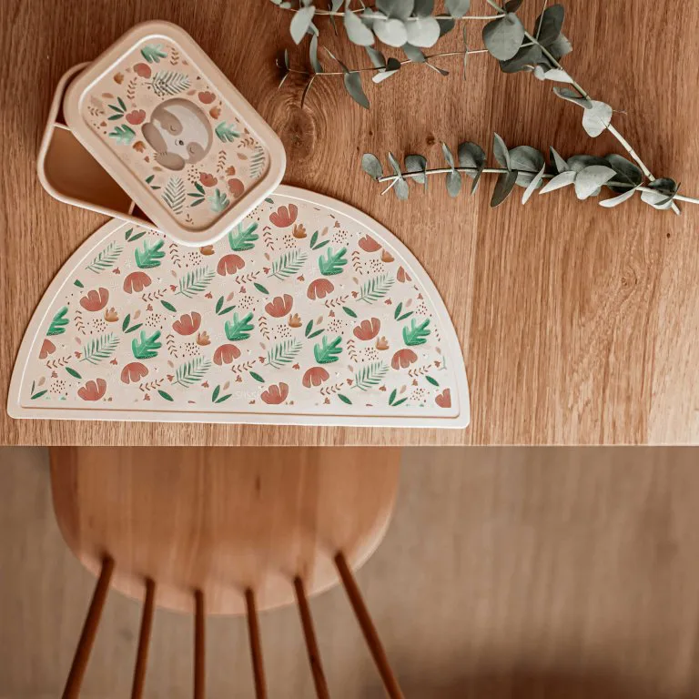 Силиконова разделителна кутия за обяд, Sassi, Ленивец - Image 8