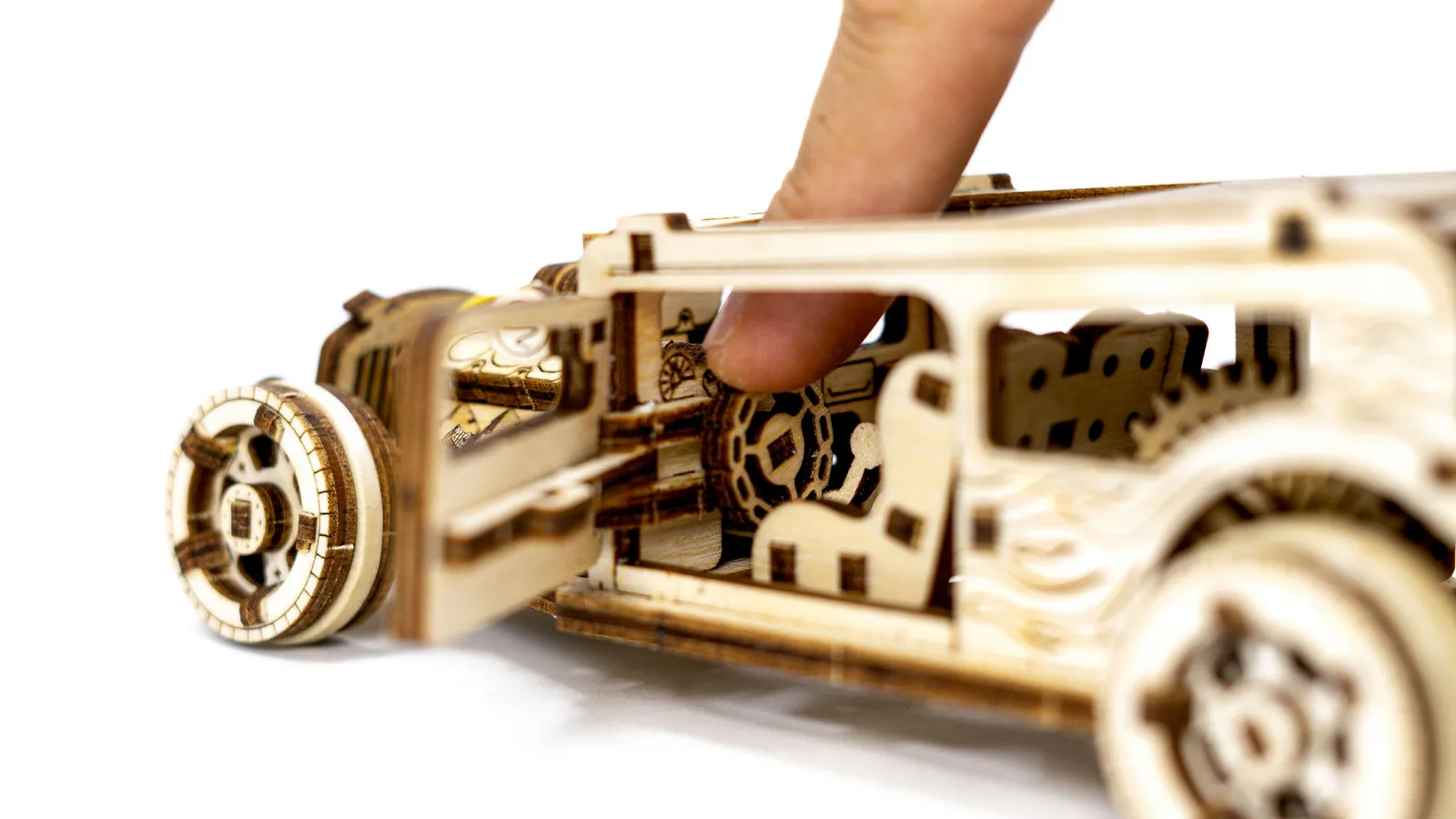 Сглобяем модел от дърво, Revell, Малки приключения, Hot Rod, 141 части - Image 3