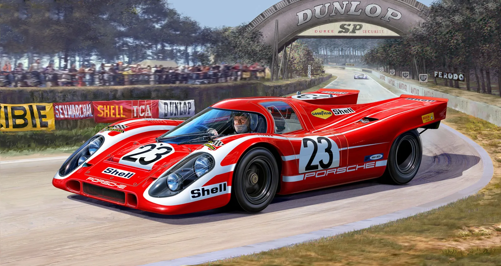 Сглобяем модел, Revell, Porsche 917K, Шампион от Льо Ман 1970, 119 части - Image 7