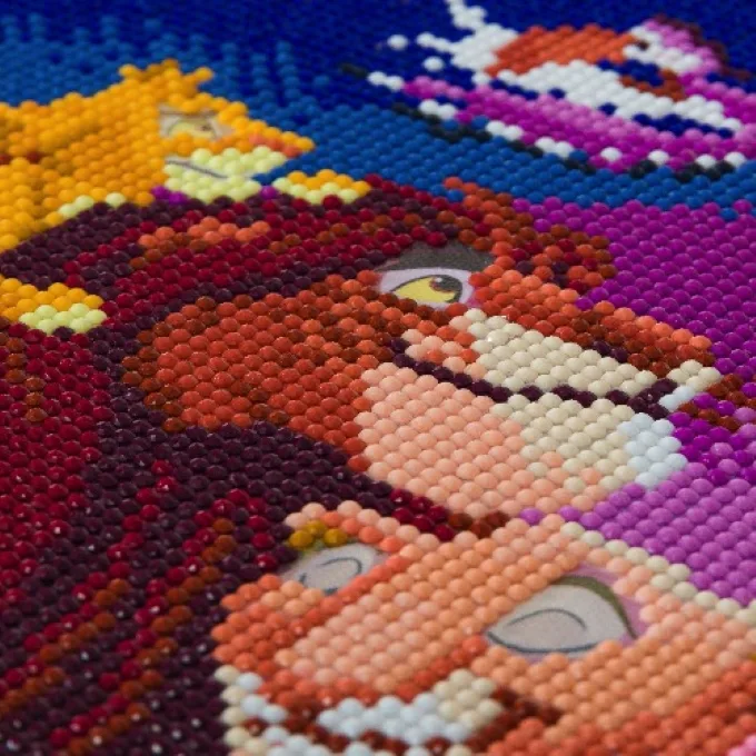 Арт комплект за диамантено изкуство, Craft Buddy, Цар Лъв, 30 х 30 см, 6 части - Image 4