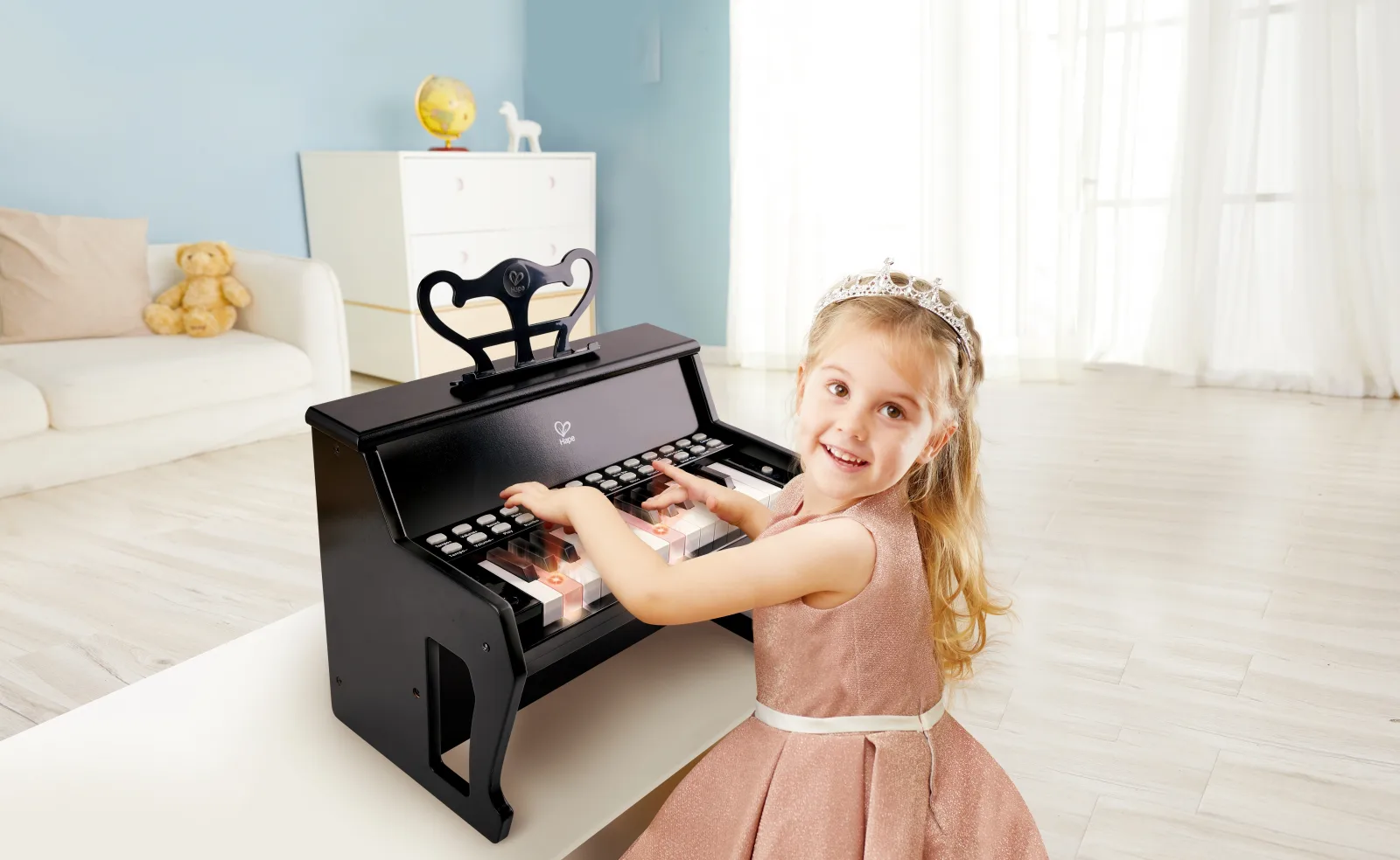 Дървено пиано, Hape, Черно - Image 7