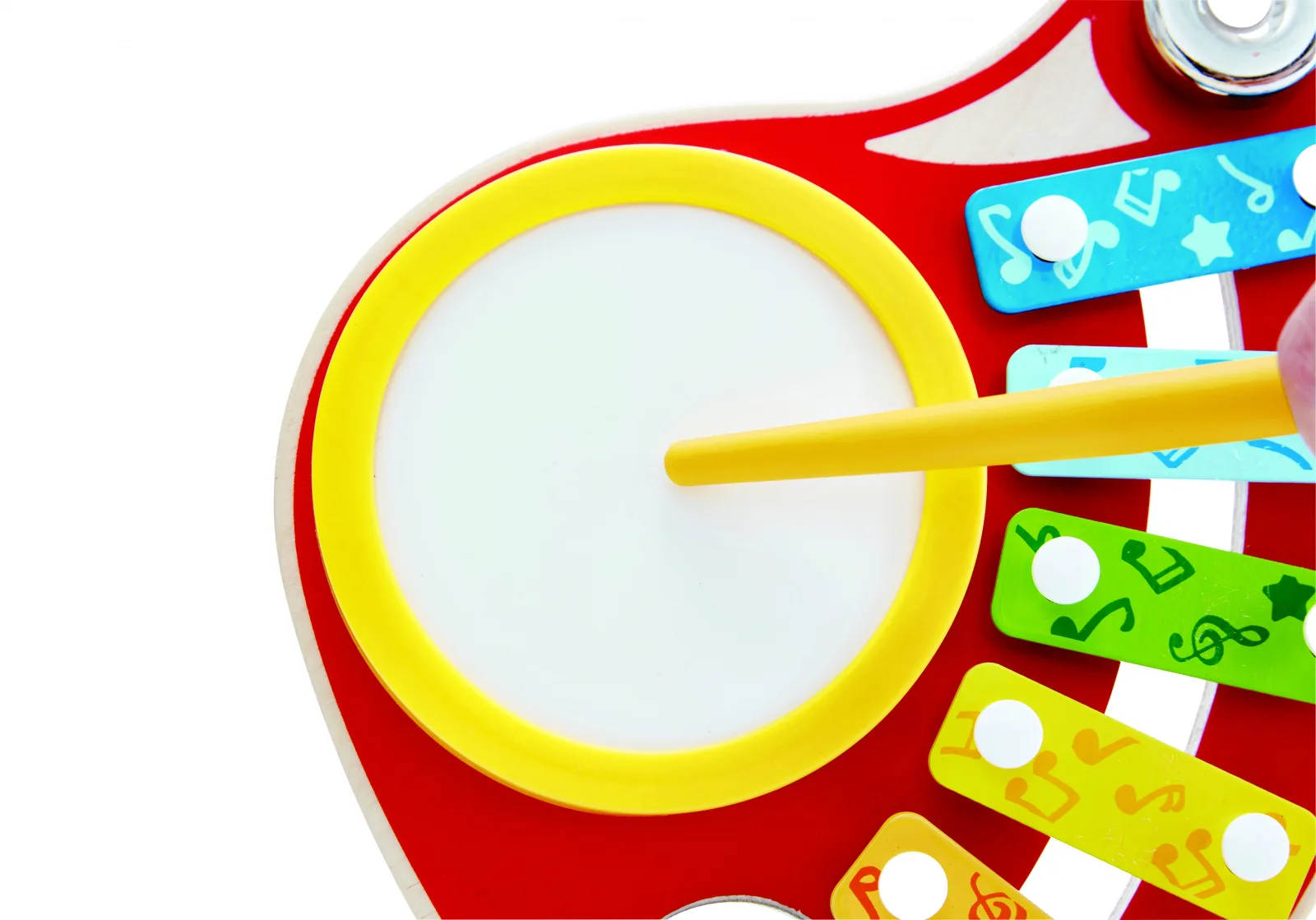 Детска дървена китара 6в1, Hape - Image 5