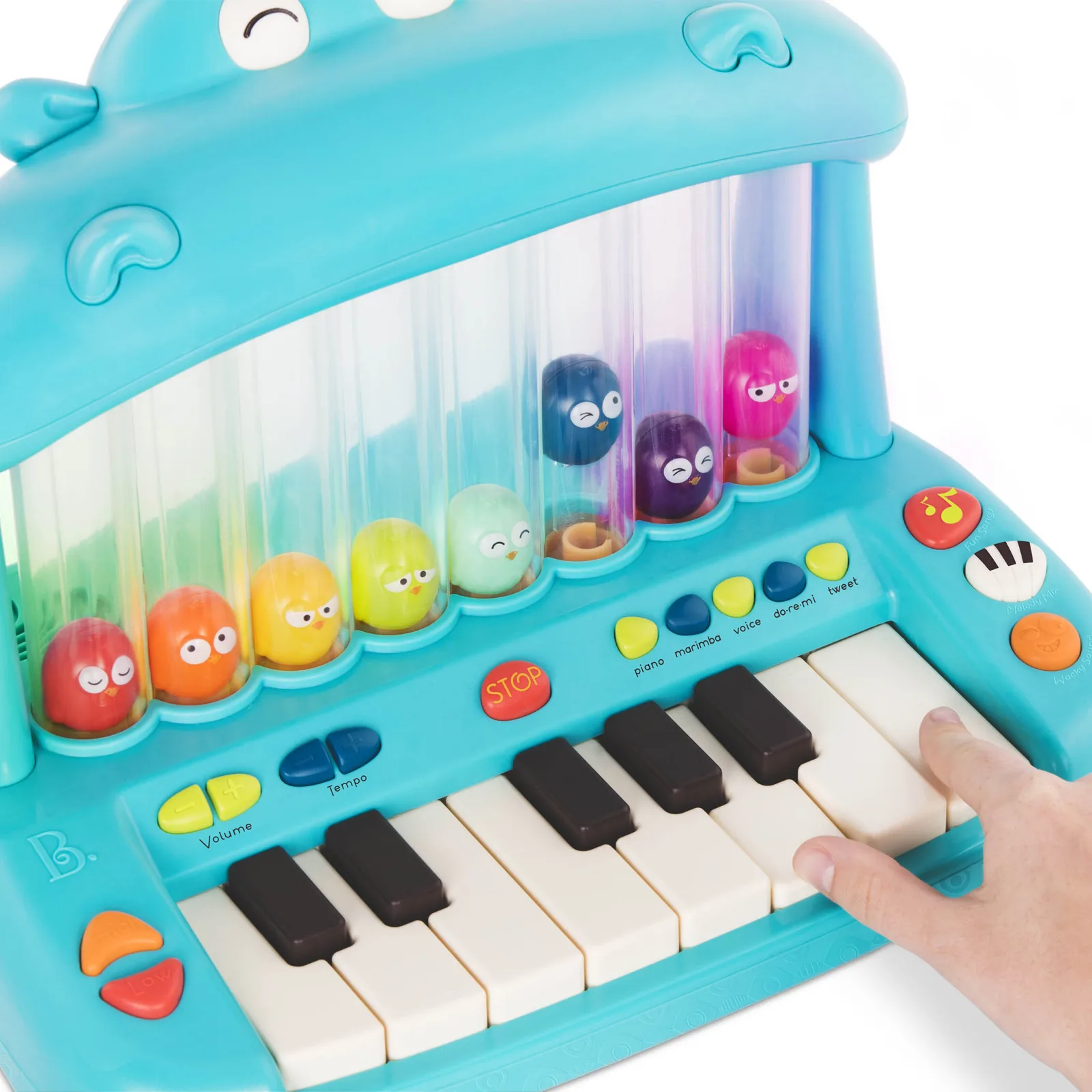 Детско музикално пиано, Battat, Хипопотам - Image 2