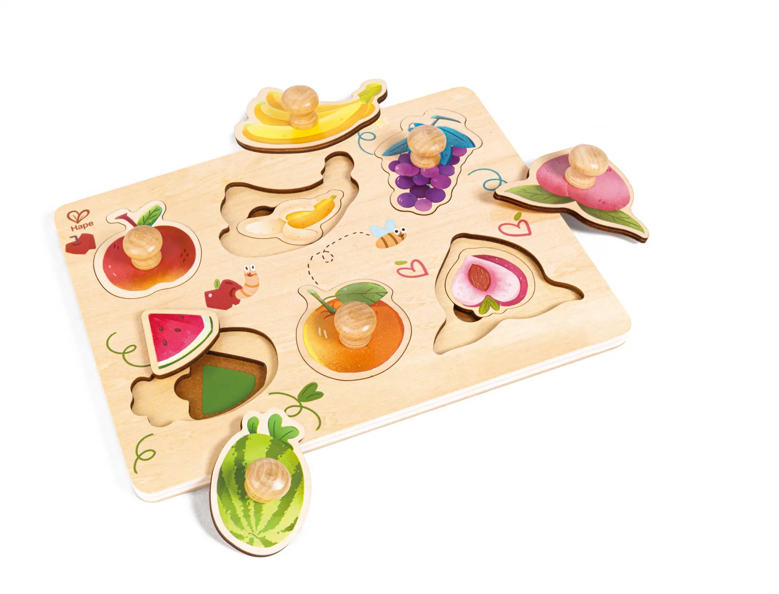 Дървен пъзел, Hape, Плодове - Image 3