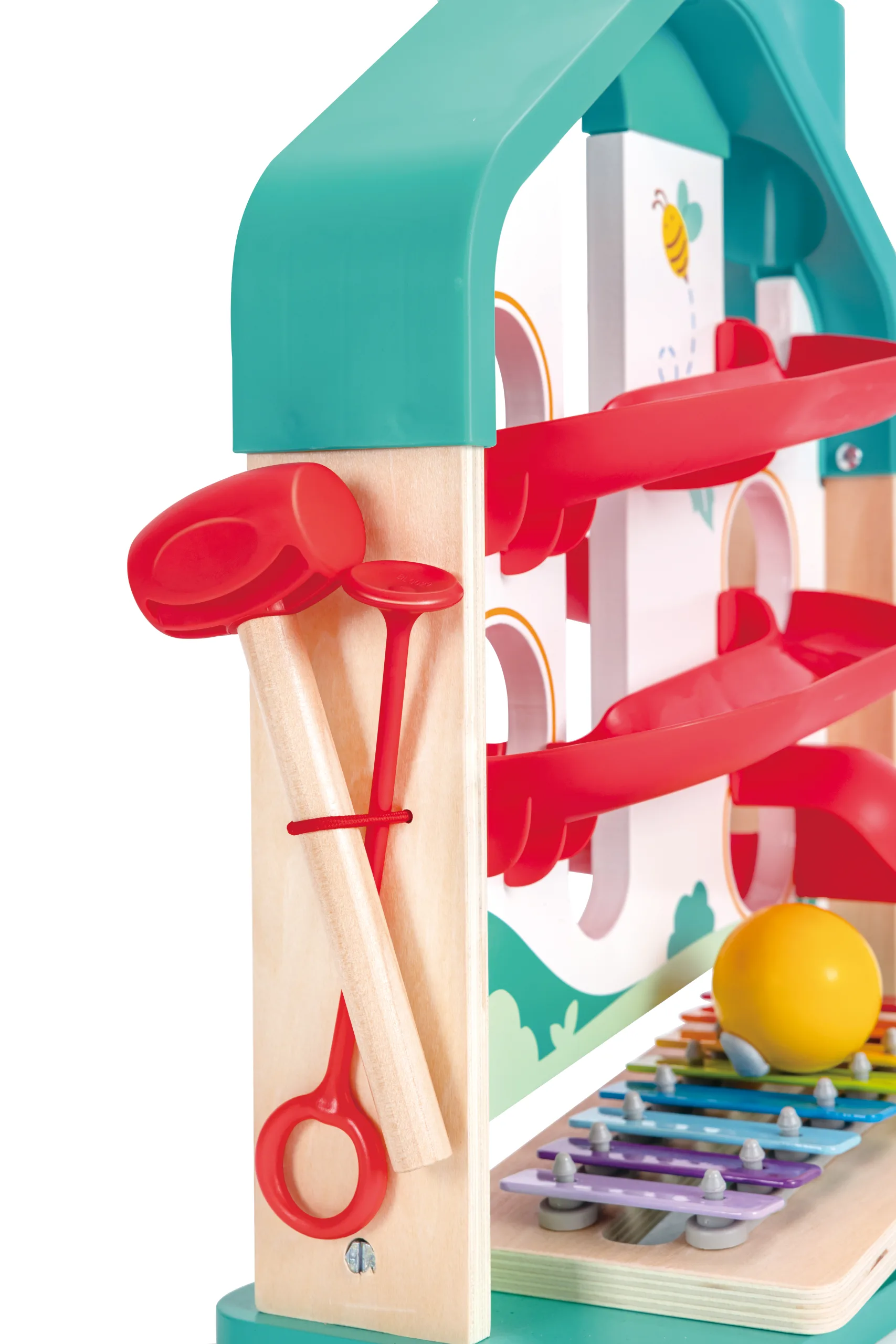 Детска музикална писта с топчета и ксилофон, Hape, 6 части - Image 4