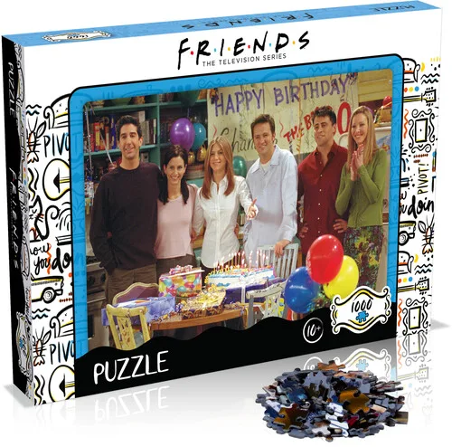 Пъзел, Winning Moves, Приятели, Рожден Ден, 1000 части - Image 2