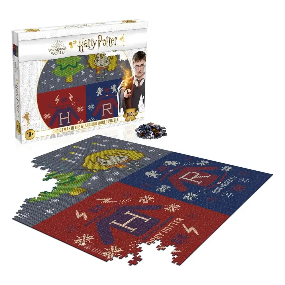 Пъзел, Winning Moves, Хари Потър и Коледата в омагьосания свят, 1000 части - Image 2