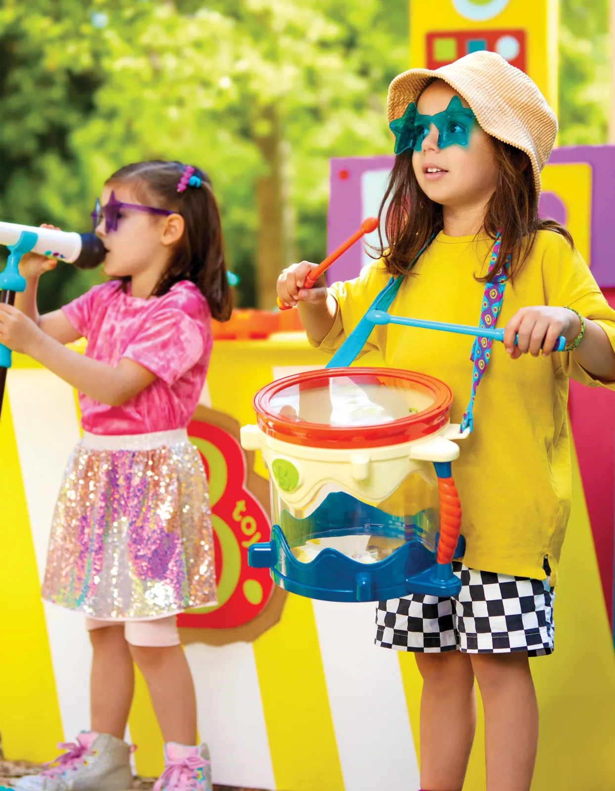 Детски музикален комплект, Battat, Барабан и музикални инструменти, 6 части - Image 4