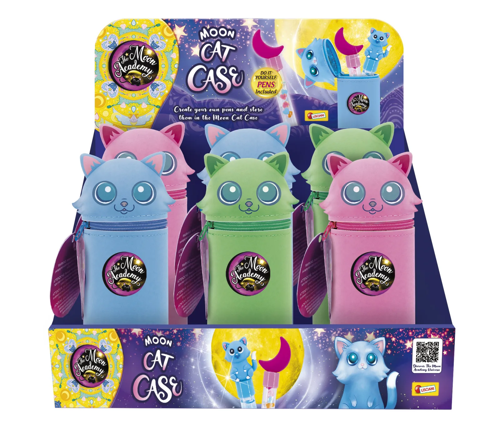 Творчески комплект, Lisciani, Направи си сам цветни химикалки с калъфче коте - Image 6