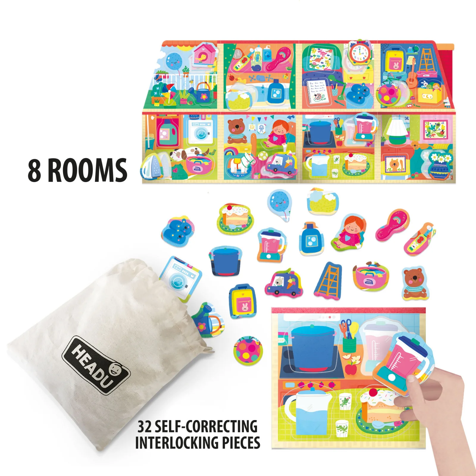 Игрален комплект, Headu, Моята малка къща, Монтесори - Image 3