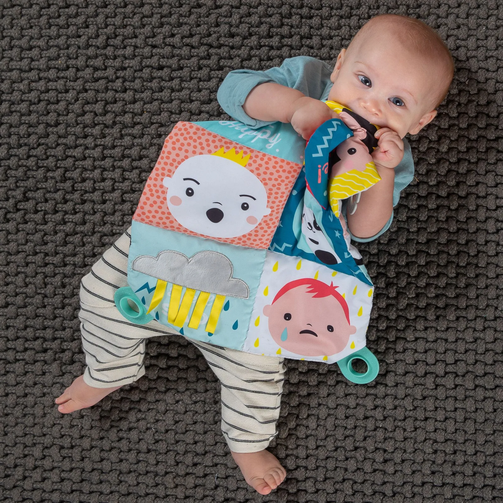 Образователна книжка, Taf Toys, Моята първа игра за разпознаване на емоции, 44 x 33 cm - Image 6