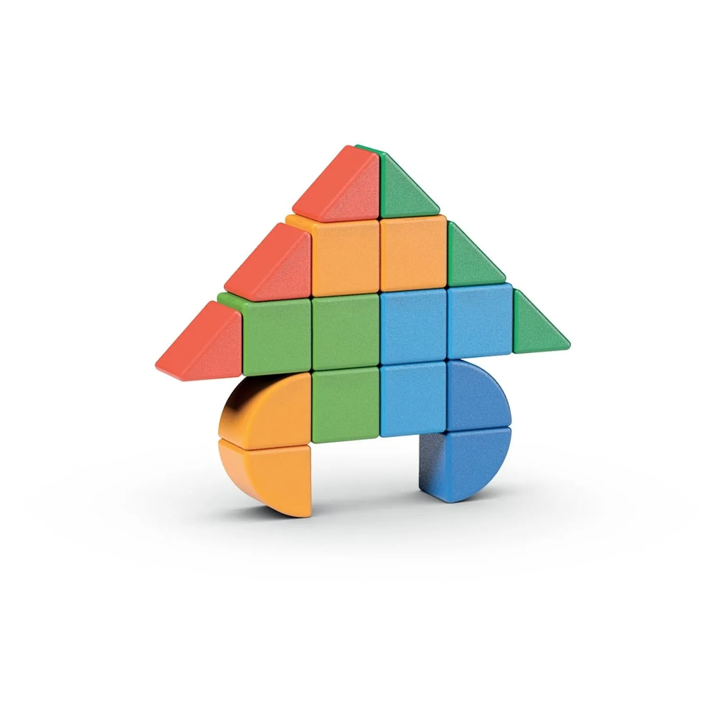 Магнитен конструктор, Geomag, Magicube, Малък свят, 25 части - Image 3